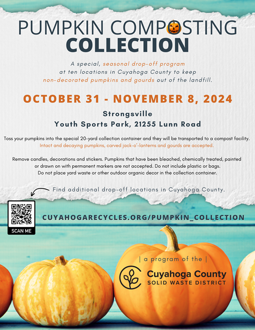 Recycle Your Halloween Pumpkins City of Strongsville